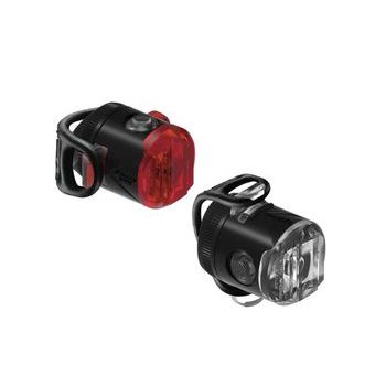 Sada světel LEZYNE LIGHT FEMTO USB C DRIVE PAIR BLACK