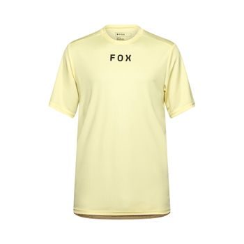 Pánský dres s krátkým rukávem Fox Ranger Ss Jersey Wordmark, Lemonade