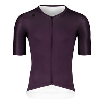 Pánský dres s krátkým rukávem FORCE MILD, tmavě fialový