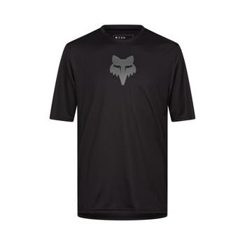 Pánský dres s krátkým rukávem Fox Ranger Ss Jersey Fox Head, Black