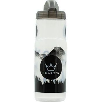 Láhev PEATY'S X FIDLOCK LOCKIN LÁHEV MOUNTAINS CLEAR 600 ML