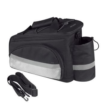 Brašna na zadní nosič FORCE SLIM, černá 9 l