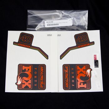 Nálepky FOX Decal Kit: 2016, 36, Factory Series, Orange Logo
