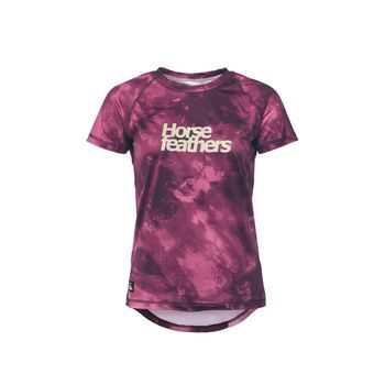 Dámský dres s krátkým rukávem HORSEFEATHERS Deco, blackberry camo