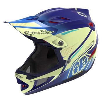 Integrální helma Troy Lee Designs D4 COMPOSITE DRIP GLO YELLOW 2025