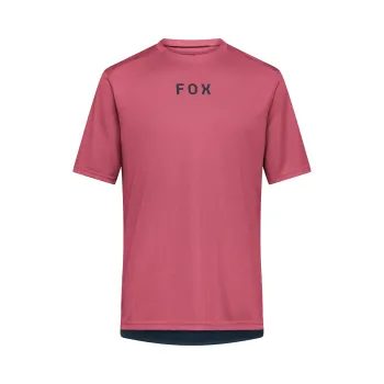 Pánský dres s krátkým rukávem FOX Ranger Wordmark Jersey, berry