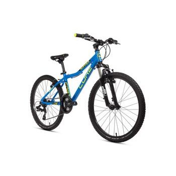 Dětské kolo Core Nipper 24", 3x6s, s odpruženou vidlicí - modrý mat se žlutou, 2025