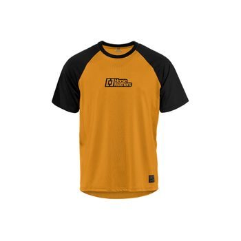 Pánský dres s krátkým rukávem HORSEFEATHERS Spike - sunflower/black