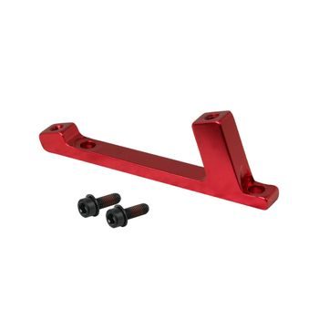 Brzdový adaptér přední Force POST/ POST 180mm, červený