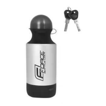 Zámek v láhvi Force BOTTLE LOCK, 150cm/7mm, stříbrný