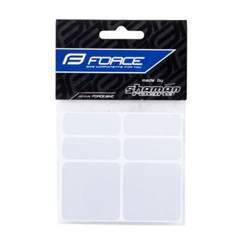 Nálepky Force reflexní sada 6 ks, stříbrné