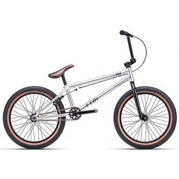 BMX kolo CTM POP 20", Shiny silver/ lesklá stříbrná