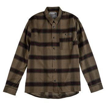 Pánská košile Troy Lee Designs GRIND FLANNEL PlAID DARK PINE