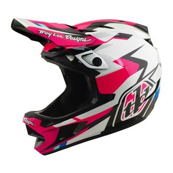 Integrální helma Troy Lee Designs D4 POLYACRYLITE MIPS ROAMER MAGENTA