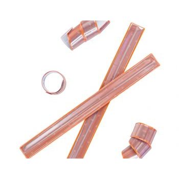 Reflexní páska 3M bez potisku oranžová 32x3cm