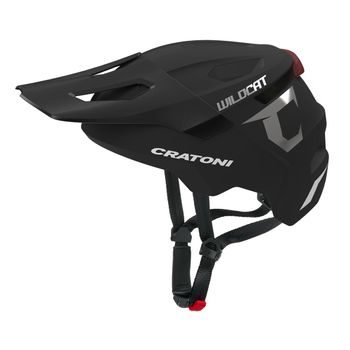 Dětská helma CRATONI WildCat LED Black Matt - S/M (49-56cm)