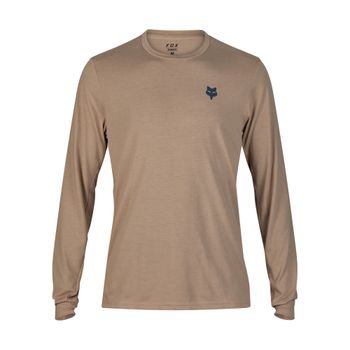 Pánský dres s dlouhým rukávem Fox Ranger Dr Ls Jersey Sg, Mocha