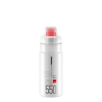 Láhev ELITE Jet Plus 21´ čirá/červené logo 550 ml