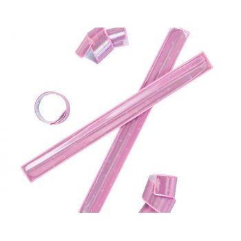 Reflexní páska 3M bez potisku růžová 32x3cm