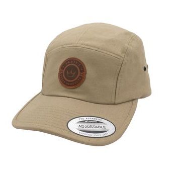 Kšiltovka PEATY'S PUBWEAR KŠILTOVKA PUBWEAR 5 PANEL CAP - SPEED PRODUCTS BADGE KHAKI