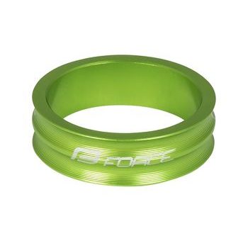 Podložka FORCE 1 1/8" AHEAD 10 mm Al, zelená