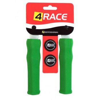 Gripy tvrzené pěnové 4RACE NBR127mm zelené
