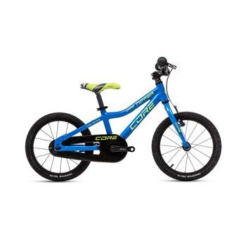Dětské kolo Core Nipper Al 16", torpédo (7.07kg) - modrý s reflexní žlutou, Innova 2025
