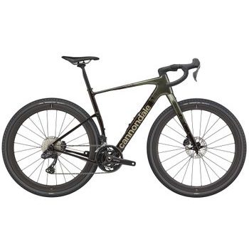 Gravel kolo CANNONDALE TOPSTONE CARBON LTD Di2, černo-zelený