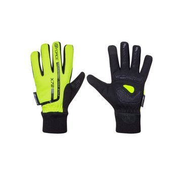 Dětské dlouhoprsté rukavice FORCE KID X72, fluo