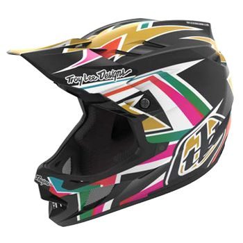 Integrální helma Troy Lee Designs D4 CARBON FRAMES BLACK/GOLD 2025