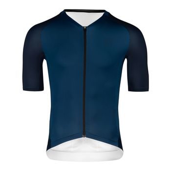 Pánský dres s krátkým rukávem FORCE SCRIPT, tmavě modrý