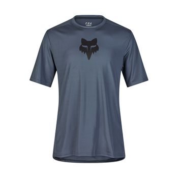 Pánský dres s krátkým rukávem Fox Ranger Ss Jersey Lab Head, Graphite