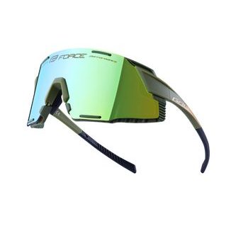Brýle FORCE GRIP army-zlaté, zlatá revo skla