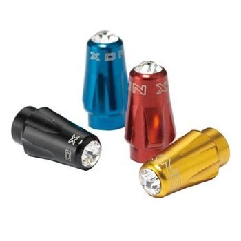 Čepička ventilku SWAROVSKI s krystalem-černá