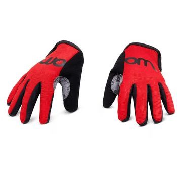 Dětské dlouhoprsté rukavice Woom 7, red
