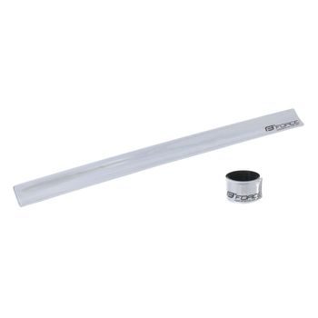 Odrazka Force samonavíjecí 38 cm, stříbrný