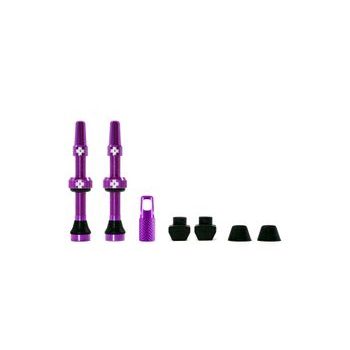 Muc-Off Tubeless Valve Kit 60mm/Purple-Fialová