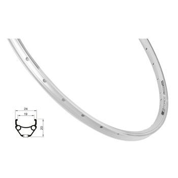 ráfek FORCE CLASSIC 622x19, 36děr, stříbrný