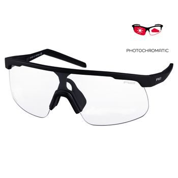 Dětské fotochromatické sportovní sluneční brýle R2 LIT AT115F, černé