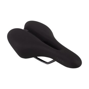 Dámské turistické sedlo FORCE ZARA, černé mat/lesk