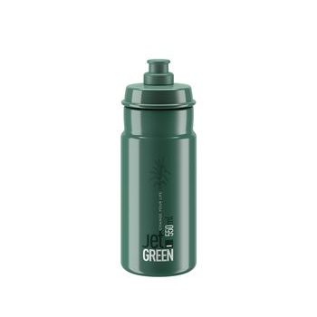 ELITE láhev JET GREEN 24' zelená/bílé logo 550 ml