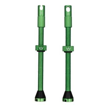 Bezdušové ventilky PEATY'S X CHRIS KING (MK2) EMERALD BEZDUŠOVÉ VENTILKY - 80MM