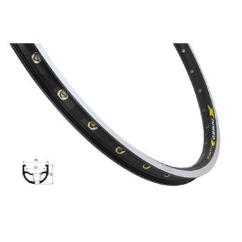 Ráfek REMERX JUMBO 559x23 32děr, černý, GBS+2nýt