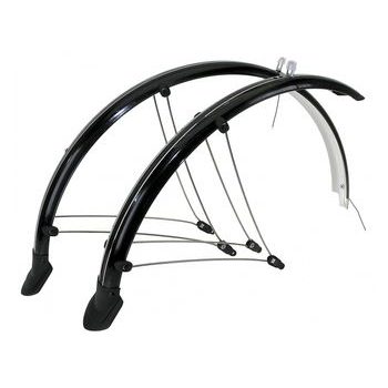 Blatníky M-Wave 28" šíře 45mm + dynamo kabely černé servisní balení