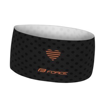 Čelenka FORCE POINTS sport nezúžená,črn-oranž UNI