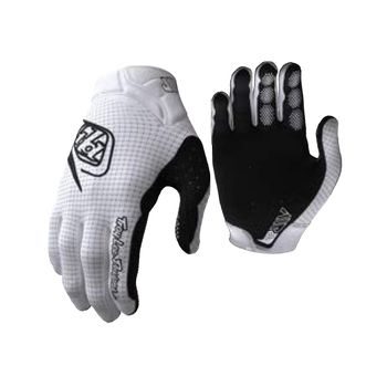 Letní dlouhoprsté rukavice TLD AIR, mono white