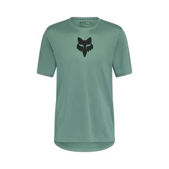 Pánský dres s krátkým rukávem FOX Ranger Fox Head Jersey, pine green