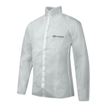 Pláštěnka FORCE PVC suchý zip, čirá