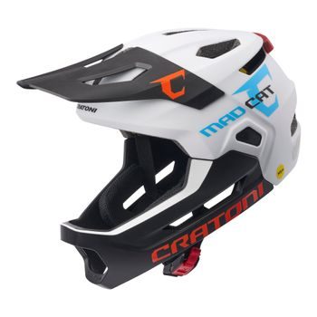 Dětská helma CRATONI MadCat MIPS White/Black Matt - S/M (49-56cm)