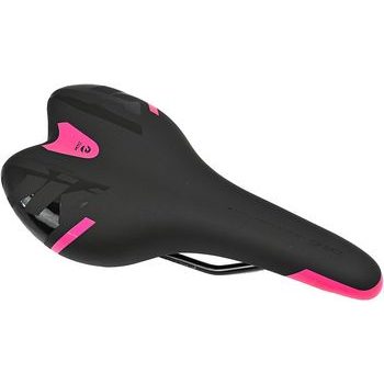 Dámské sportovní sedlo DDK MTB, černo-růžové